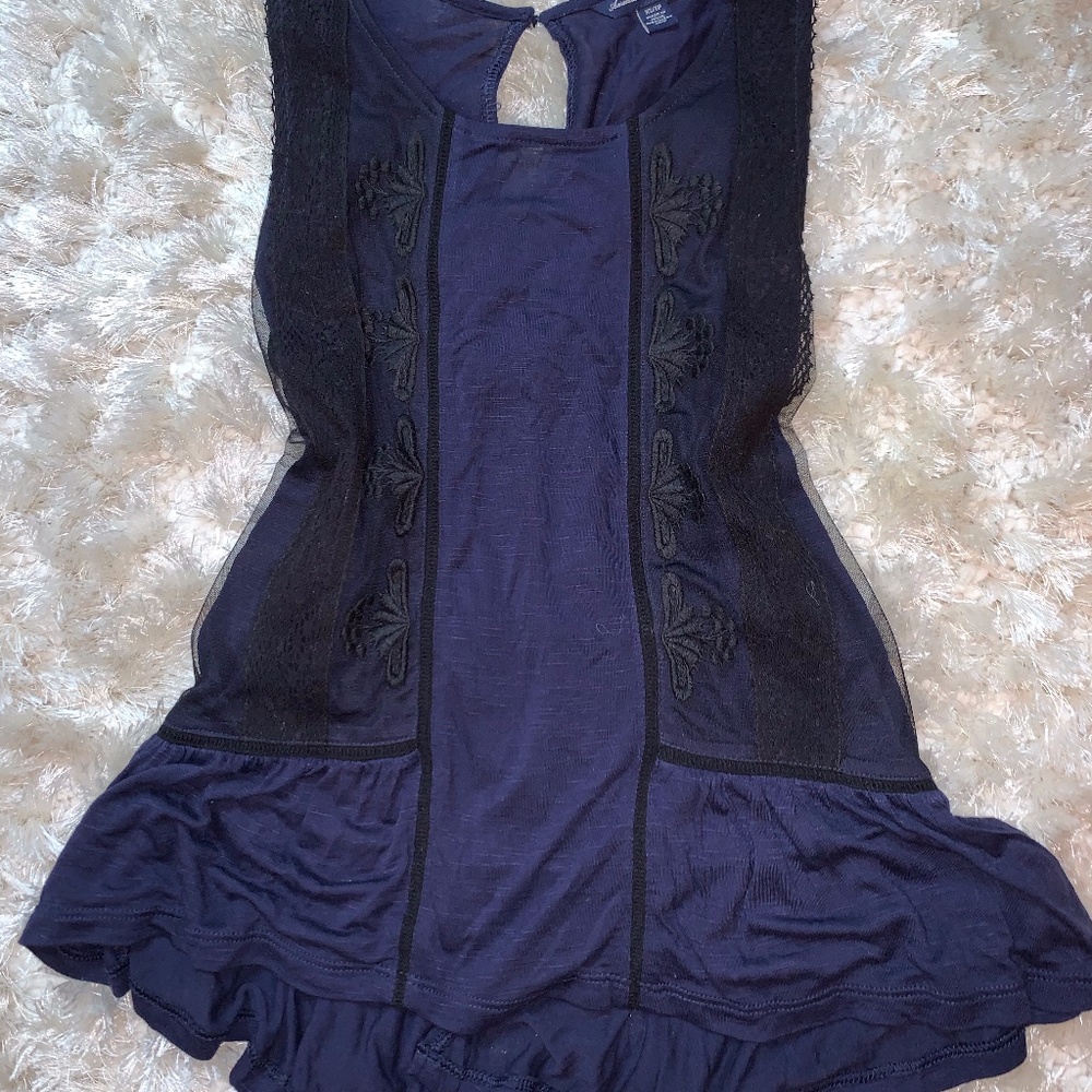 Navy blue blouse